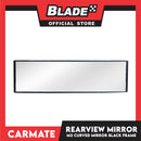 Carmate M2 Car Rearview Mirror 3000SR (268x74MM) Black Frame Gently Curved Mirror