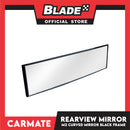 Carmate M2 Car Rearview Mirror 3000SR (268x74MM) Black Frame Gently Curved Mirror