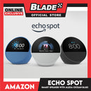 Amazon Echo Spot Smart Speaker with Alexa (Ocean Blue)