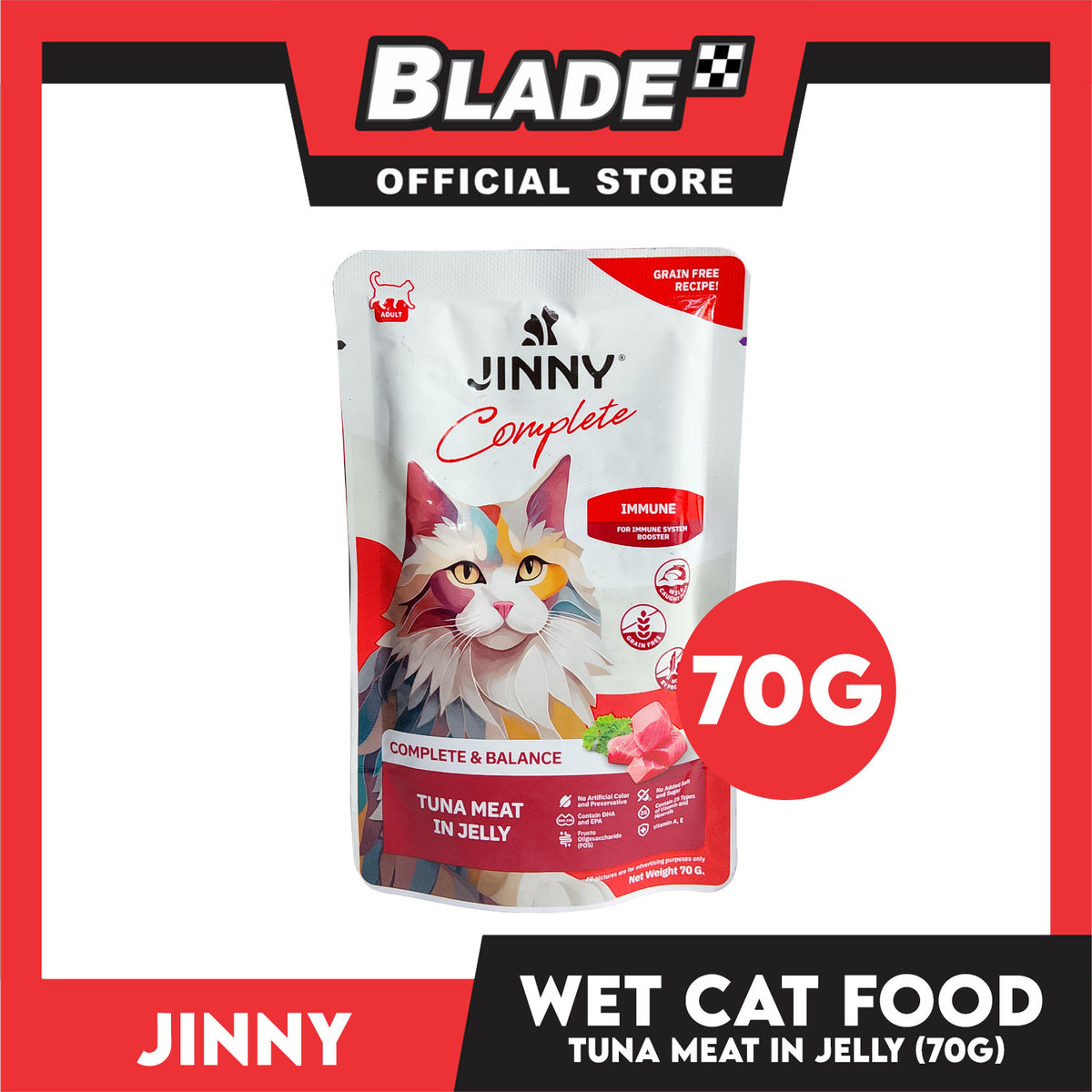 Jinny Urinary Complete and Balance (Tuna Meat in Jelly) Flavor Cat Wet Food