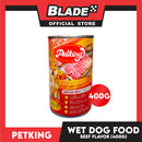 Petking Beef Flavor Adult Dog Wet Food 400g