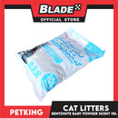 Petking Bentonite Cat Litter (Baby Powder Scented) 10L 8kgs