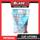 Petking Bentonite Cat Litter (Baby Powder Scented) 10L 8kgs