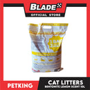 Petking Bentonite Cat Litter (Lemon Scented) 10L 8kgs