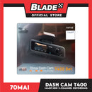 70mai Dash Camera T400  Set 1440P 3-Channel Recording