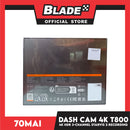 70mai Dash Camera 4k T800 HDR Set 1440P 3-Channel Recording Built-on GPS