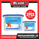2pcs Micromagic Home Moisture Absorbent Dehumidifier (Ocean Breeze) 800ml