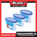 3pcs Micromagic Home Moisture Absorbent Dehumidifier (Ocean Breeze) 500ml