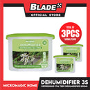 3pcs Micromagic Home Moisture Absorbent Dehumidifier (Refreshing Tea Tree) 500ml