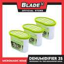3pcs Micromagic Home Moisture Absorbent Dehumidifier (Refreshing Tea Tree) 500ml