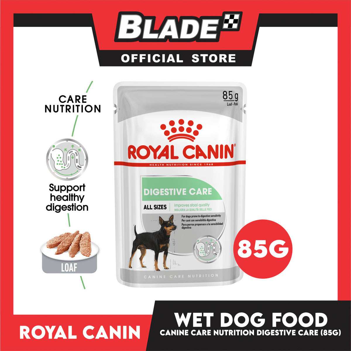 Royal Canin Canine Care Nutrition Digestive Care (85g) Adult Wet Dog Food