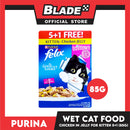 Purina Felix 5+1 Chicken in Jelly for Kitten 510g