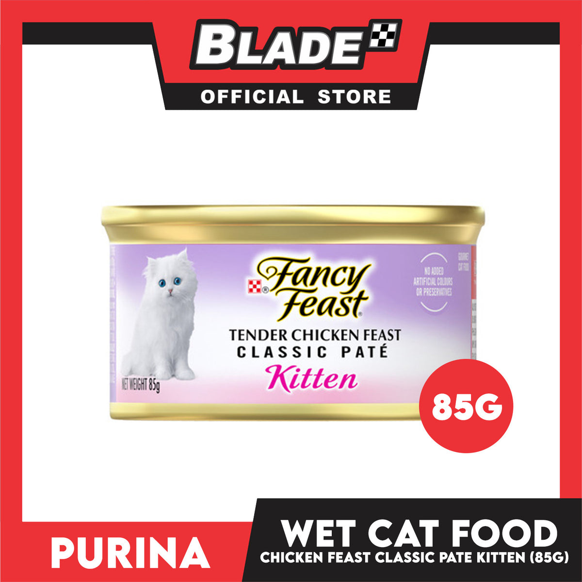 Purina Fancy Feast Classic Pate Tender Chicken Feast Kitten Wet Cat Food