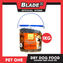 Pet One Pail Gourmet (Beef Steak) Dry Dog Food 1kg