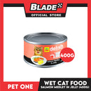 Pet One Delish Salmon in Jelly Wet Cat Food 400g