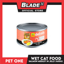 Pet One Delish Salmon in Jelly Wet Cat Food 400g