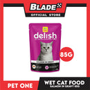 Pet One Delish Salmon in Gravy Wet Cat Food 85g