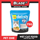 Pet One Delish Tuna in Jelly Cat Wet Food 75g