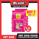 2pcs Pet One Adult Dry Dog Food - Care Naturally 1.4kg