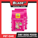 2pcs Pet One Adult Dry Dog Food - Care Naturally 1.4kg