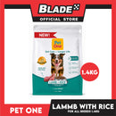 Pet One Lamb and Rice Dog Dry Food 1.4kg for all breeds
