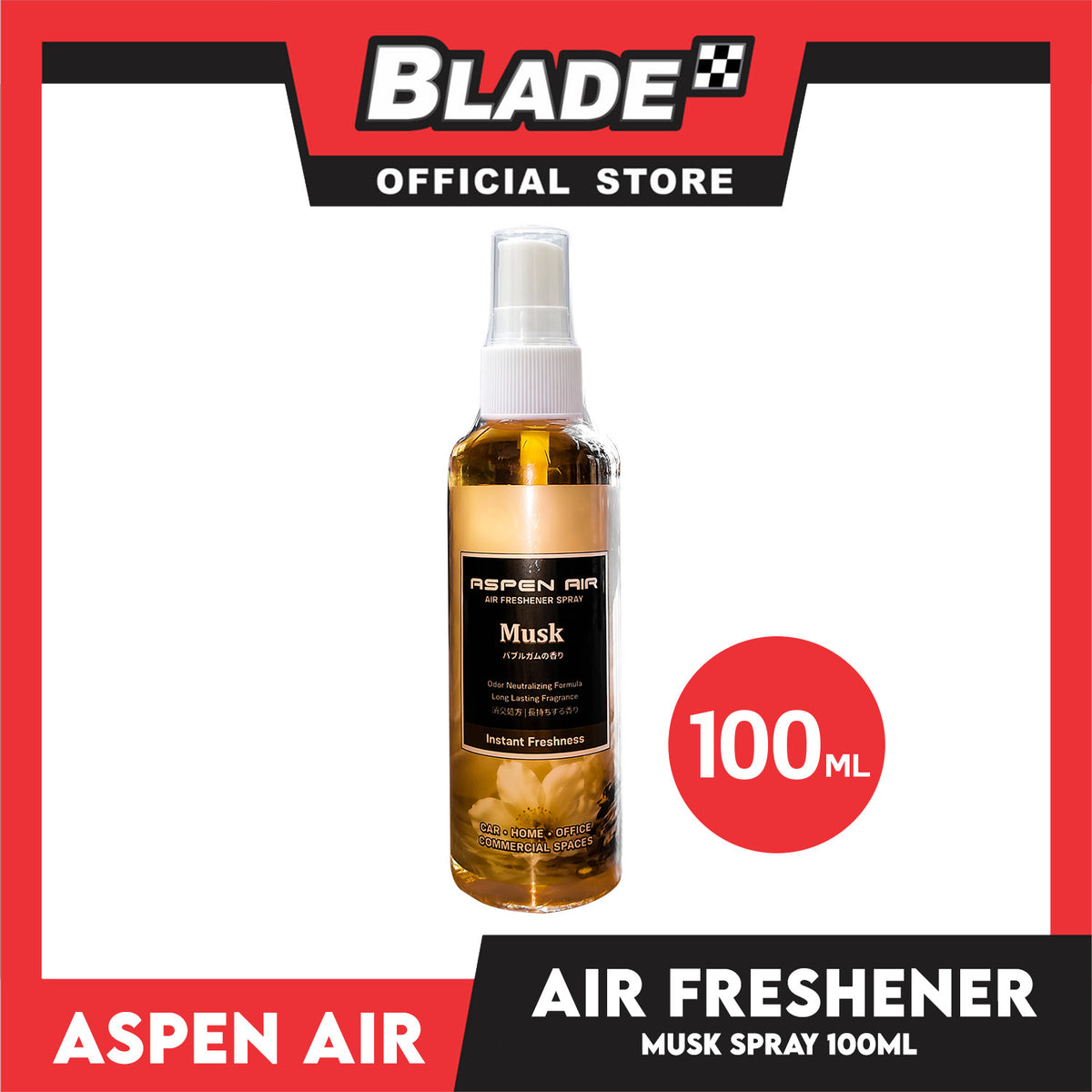 Aspen Air  Air Freshener Spray (Musk) 100ml