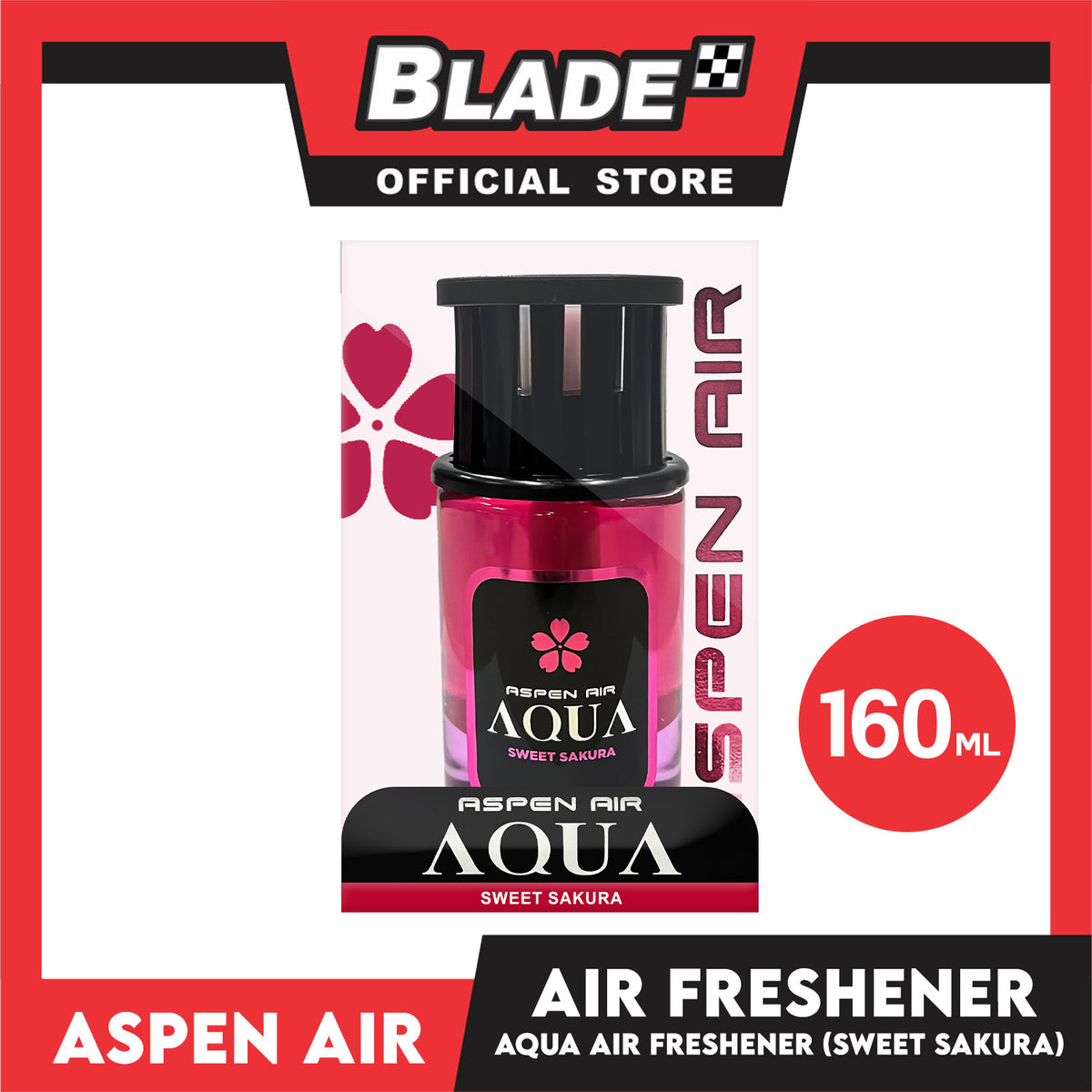 Aspen Air Aqua (Sweet Sakura) Car Air Freshener 160ml