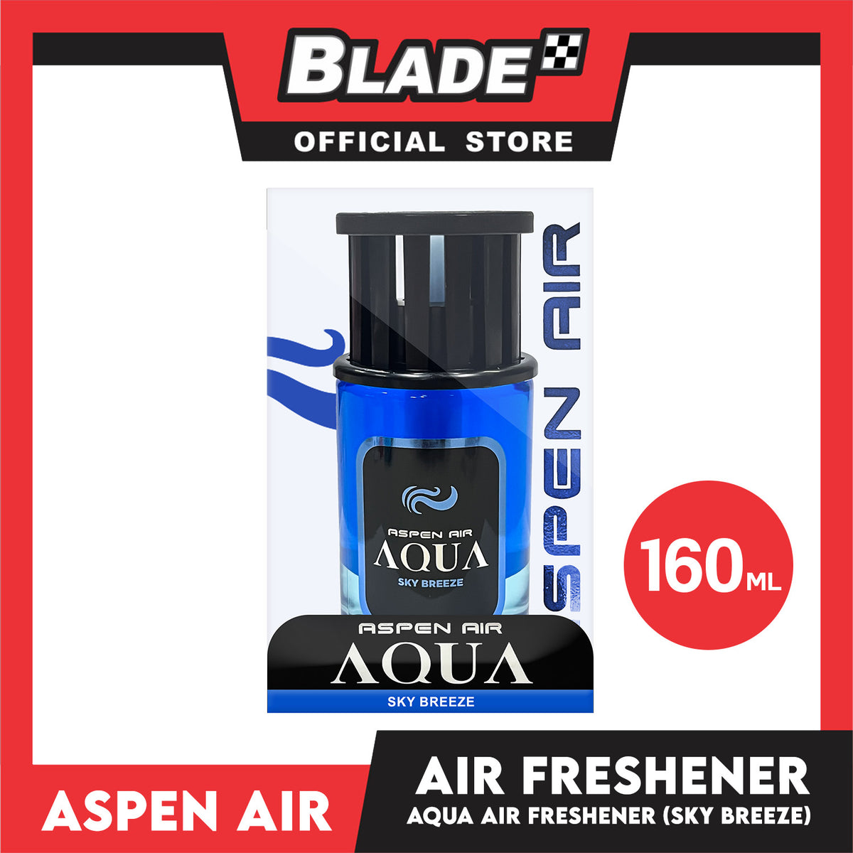 Aspen Air Aqua (Sky Breeze) Car Air Freshener 160ml