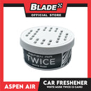 Aspen Air Twice (White Musk) Car Air Freshener - 2 Cans