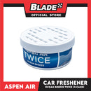 Aspen Air Twice (Ocean Breeze) Car Air Freshener - 2 Cans