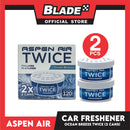 Aspen Air Twice (Ocean Breeze) Car Air Freshener - 2 Cans