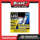 NightHawk LED H4 (3000K) HeadLight Halogen Color Match