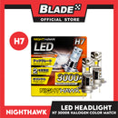 NightHawk LED H7 (3000K) HeadLight Halogen Color Match