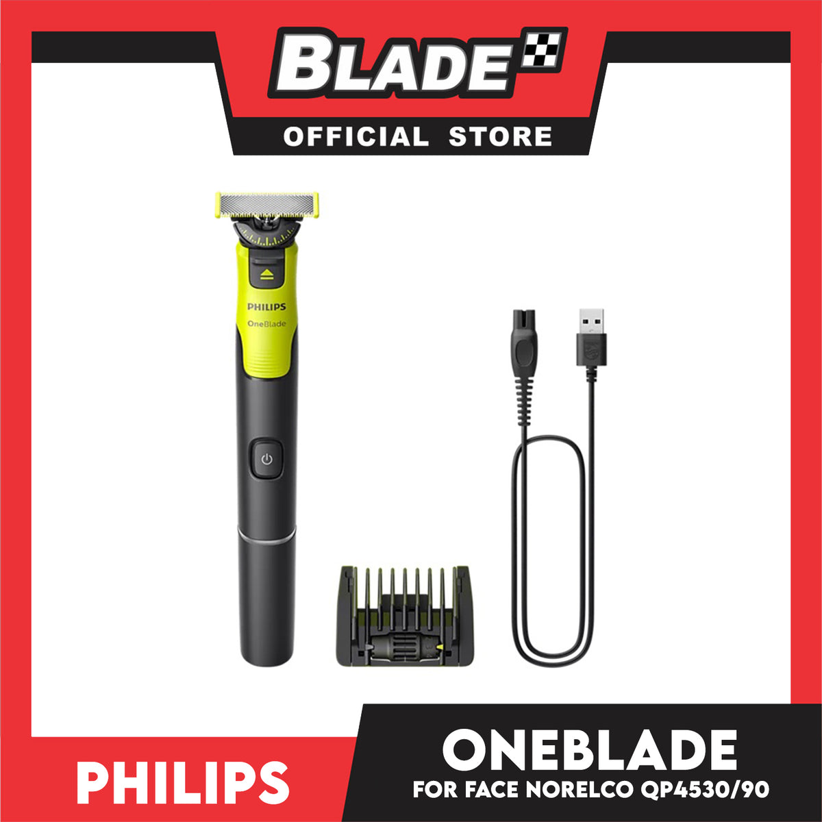 Philips Norelco OneBlade 360 QP4530/90 Electric Beard Trimmer with 360 Blade Technology