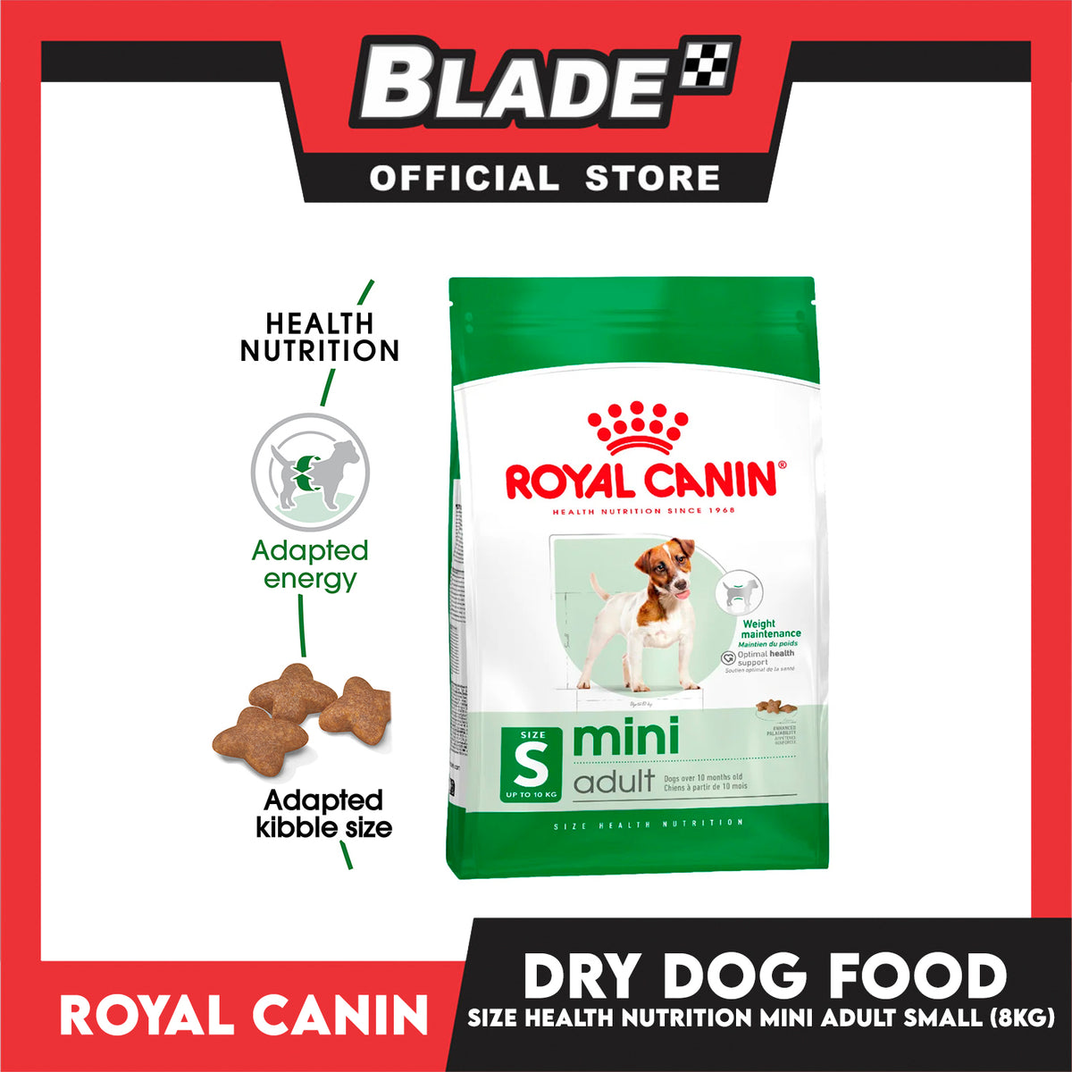 Royal Canin Mini  Adult (8kg) Dry Dog Food - Size Health Nutrition