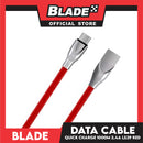 Blade Data Cable Denim and Zinc Alloy Micro-USB 2.4A LS29 1000mm for Android (Assorted Colors)