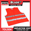 Tolsen Safety Reflector Vest Polyester Neon Orange XL (45111)