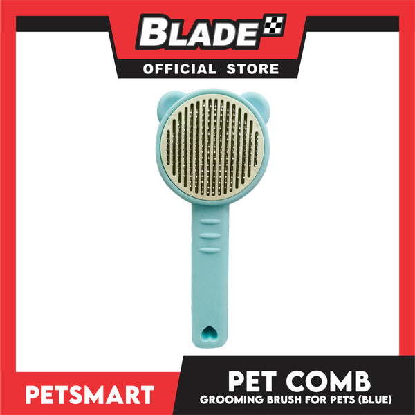 Pet Comb Easy Clean 01 (Blue) Grooming Brush for Pets