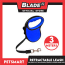 Retractable Leash for Dogs 11.5ft (3M) Maximum Tension 25pounds (Dark Blue)