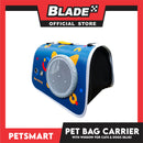 Pet Bag Carrier with Window for Cats and Dogs (Blue) 40cm x 27cm x 27cm