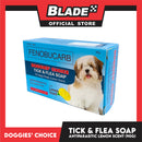 Doggies' Choice Tick and Flea Dog Soap, Antiparasitic 90g (Lemon Scent)