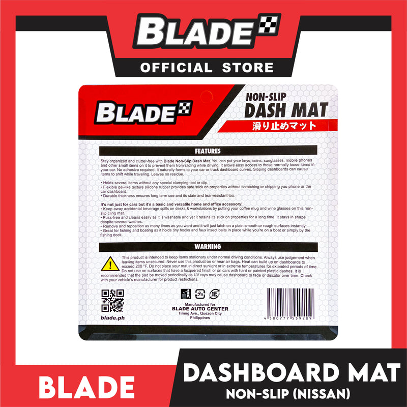 Blade Car Dashboard Mat Non-Slip (Nissan Design) 18cm x 13.5cm