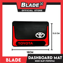 Blade Car Dashboard Mat Non-Slip (Toyota Design) 18cm x 13.5cm
