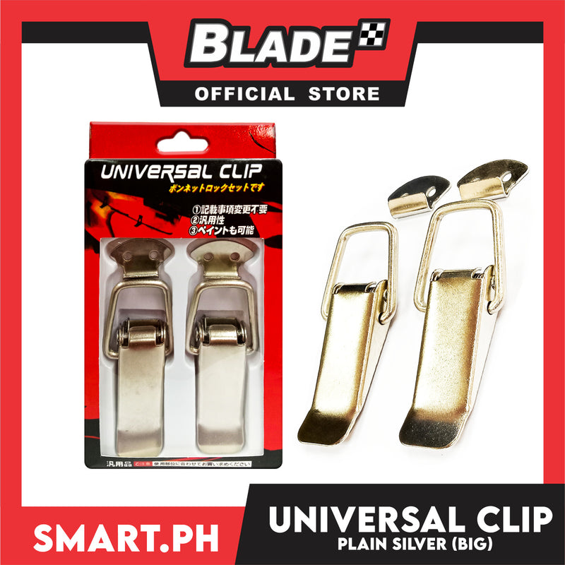 Cars Accessories Universal Clip Plain Silver Color 8.5cm (Big) – blade.ph