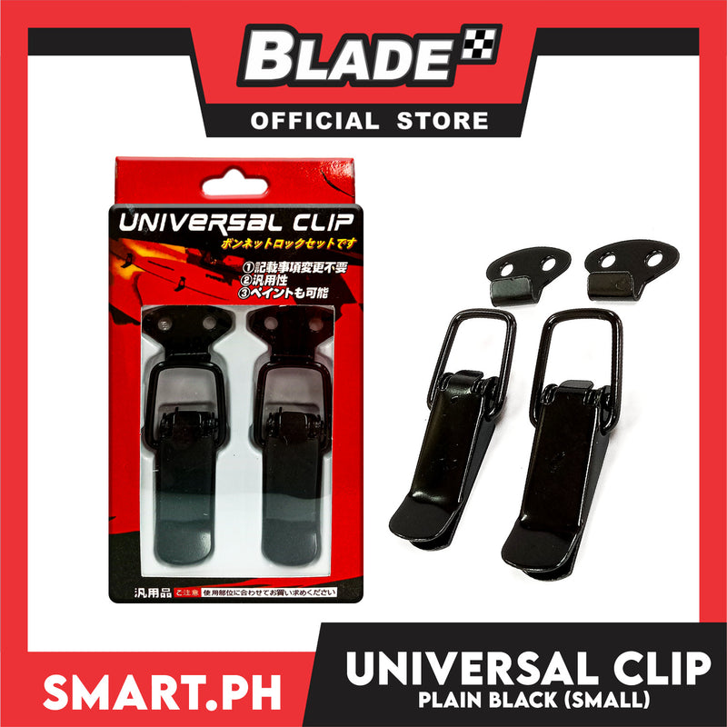 Cars Accessories Universal Clip Plain Black Color 6cm (Small) – blade.ph