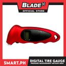 Digital Tire Gauge Pressure Measurement Method (Red)