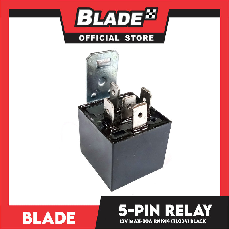 Blade 5-Pin Relay 12V Max-80A RN1914 (TL034) Black