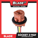 Blade Socket T20 3-Way Lamp Holder (TL010)