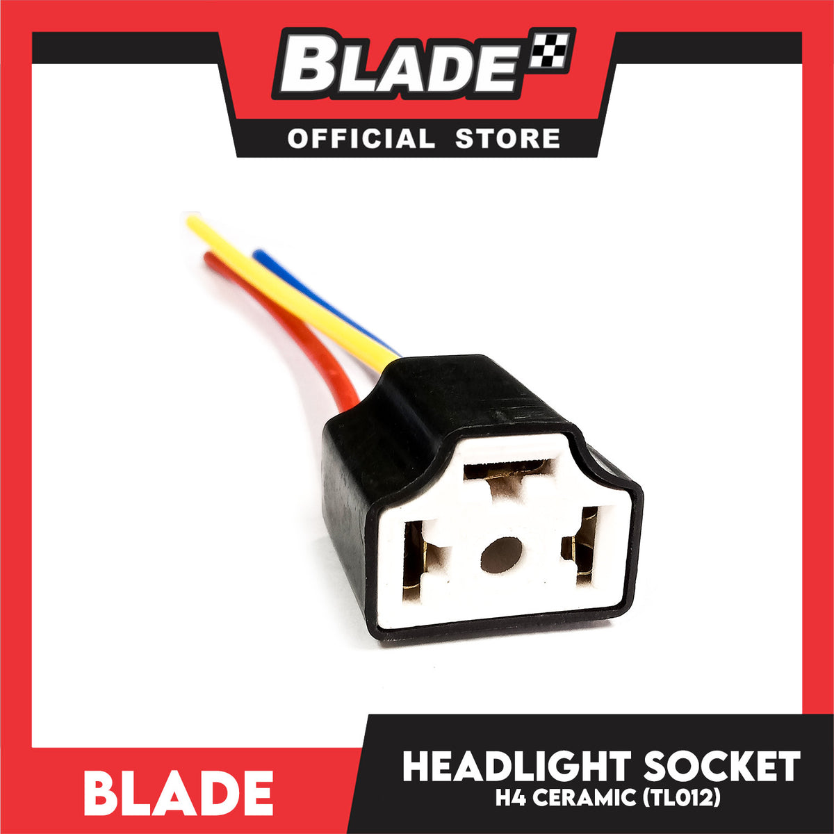 Blade Headlight Socket H4 Ceramic (TL012)