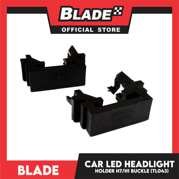 Blade Metal Headlight Bulb Adapter Holder H7 H1 (TL43) 2pcs
